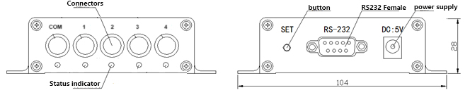 1X4 optical switch